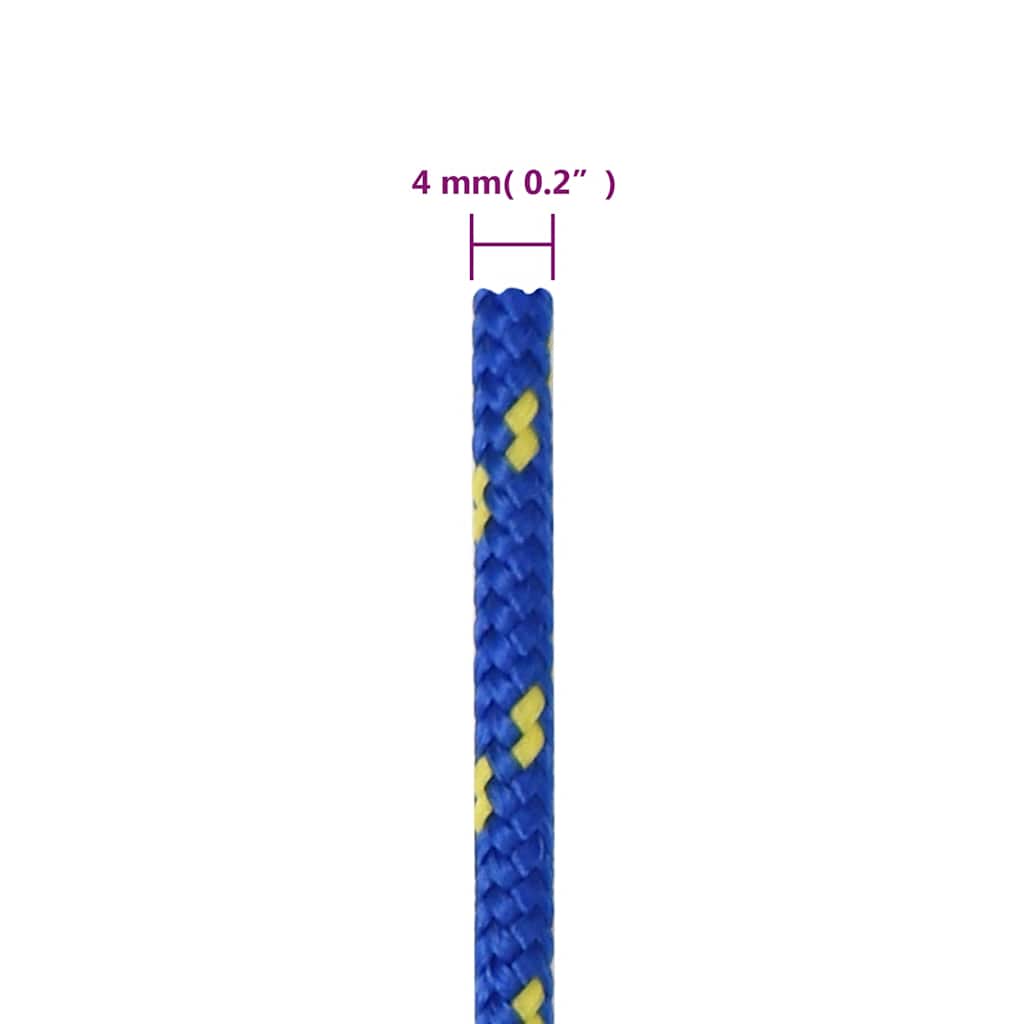 Brodski konop plavi 4 mm 25 m od polipropilena