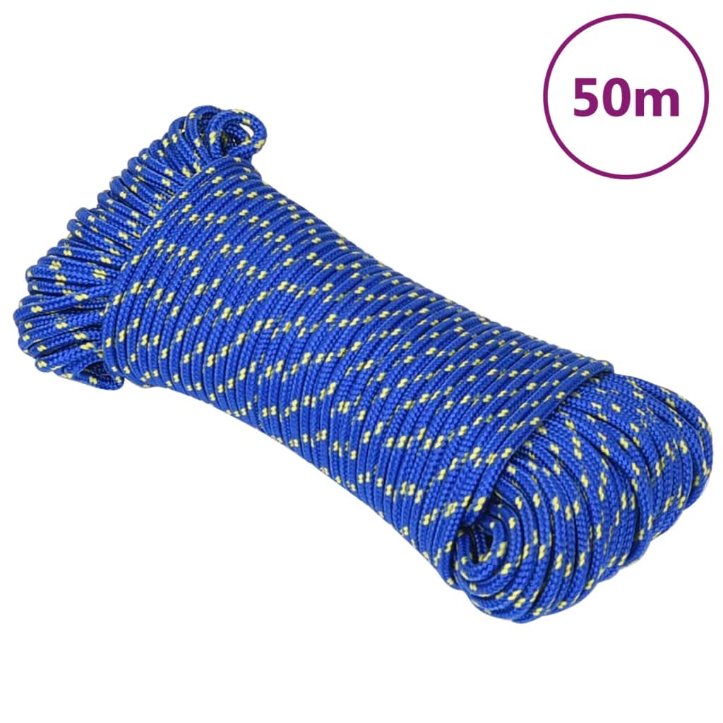 Brodski konop plavi 4 mm 50 m od polipropilena