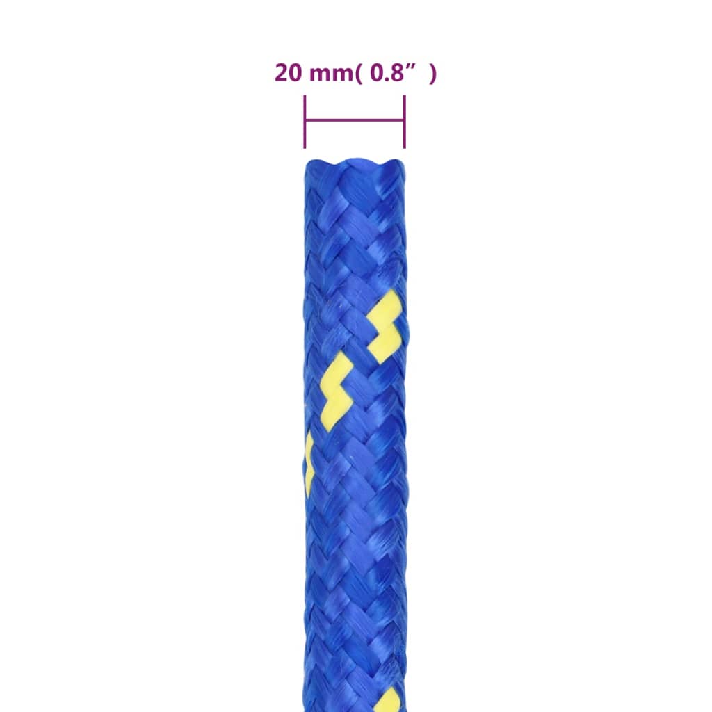 Brodski konop plavi 20 mm 50 m od polipropilena