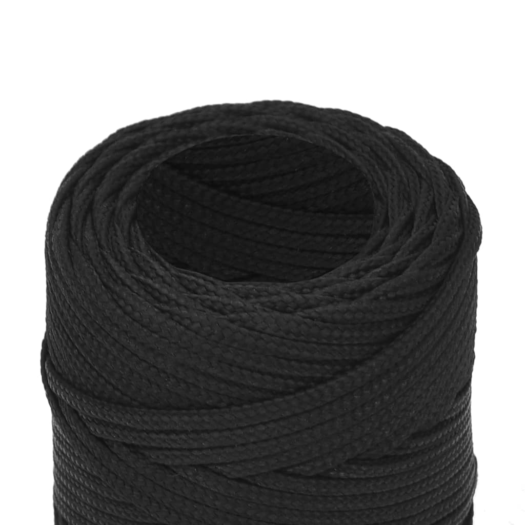 Brodski konop tamnocrni 2 mm 50 m od polipropilena