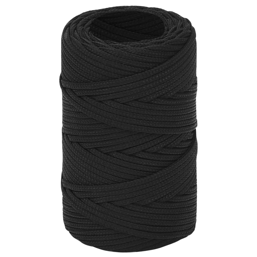 Brodski konop tamnocrni 2 mm 100 m od polipropilena