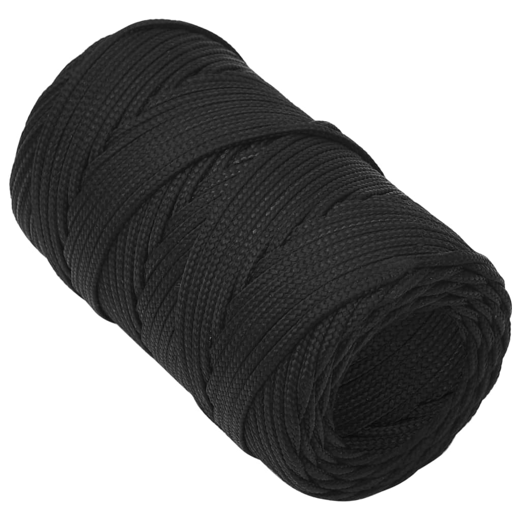 Brodski konop tamnocrni 2 mm 500 m od polipropilena