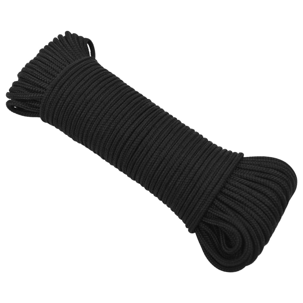 Brodski konop tamnocrni 4 mm 500 m od polipropilena
