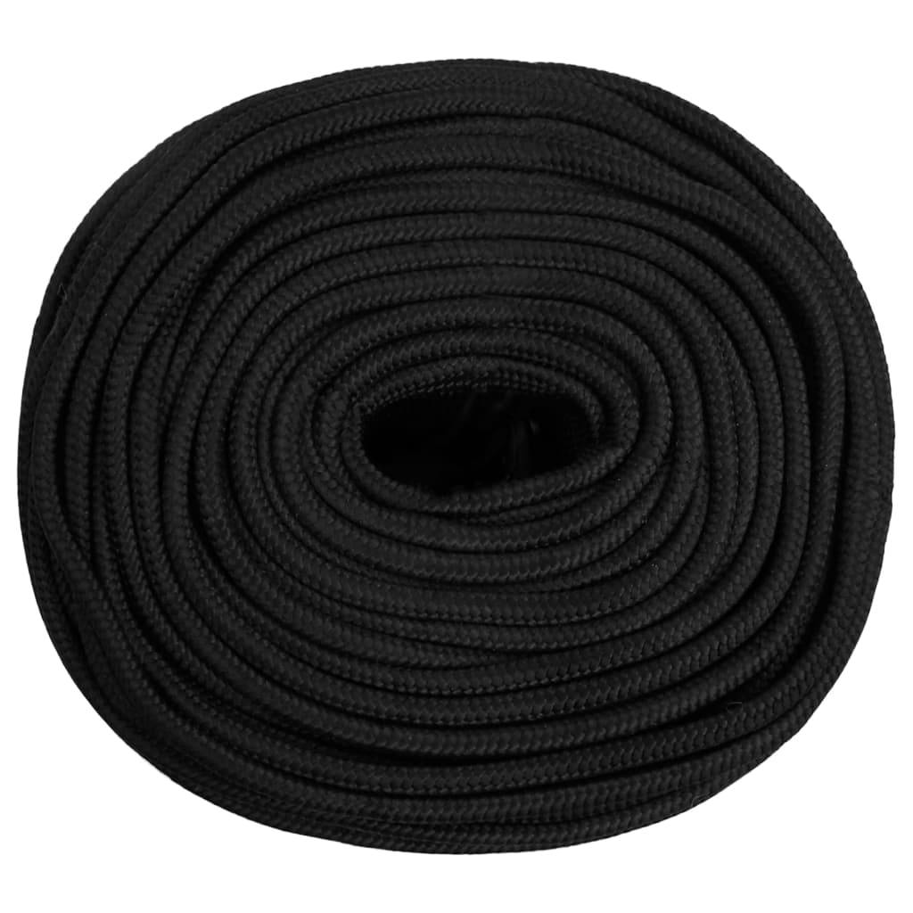 Brodski konop tamnocrni 6 mm 100 m od polipropilena