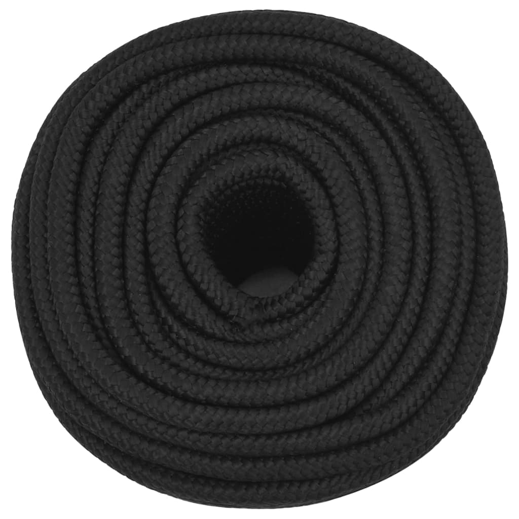Brodski konop tamnocrni 12 mm 25 m od polipropilena