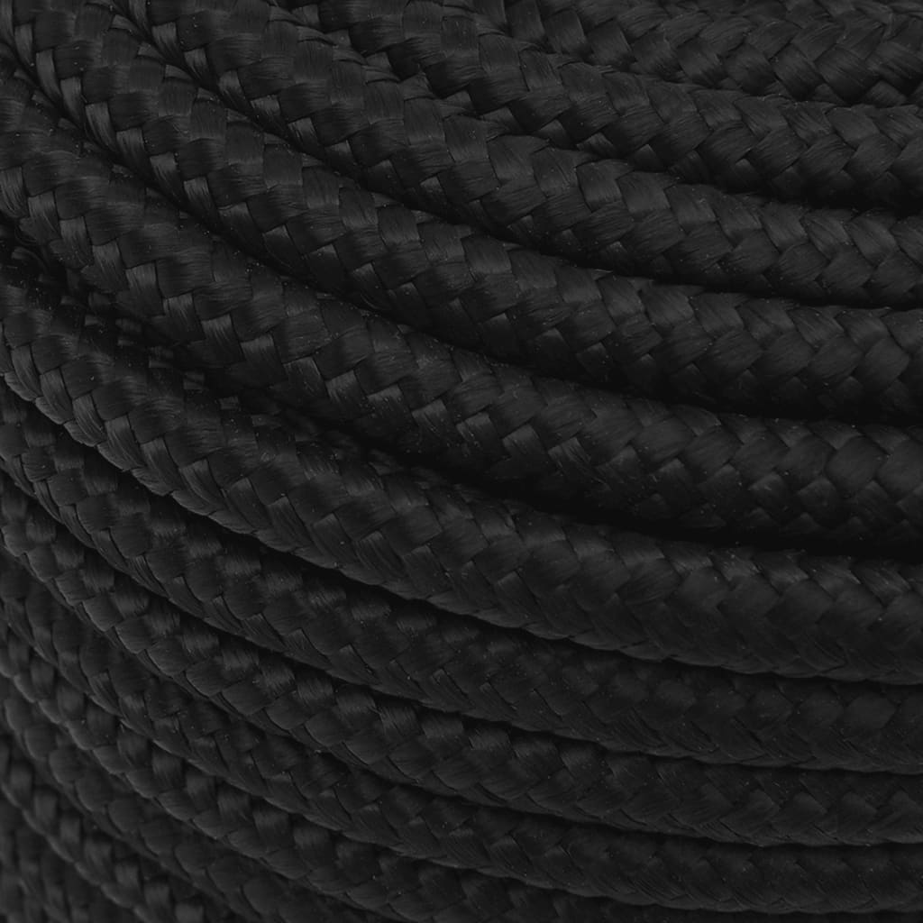 Brodski konop tamnocrni 12 mm 100 m od polipropilena
