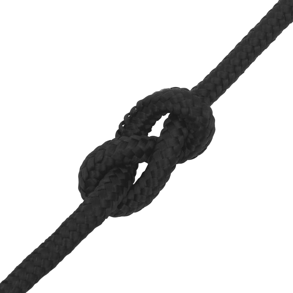 Brodski konop tamnocrni 12 mm 250 m od polipropilena
