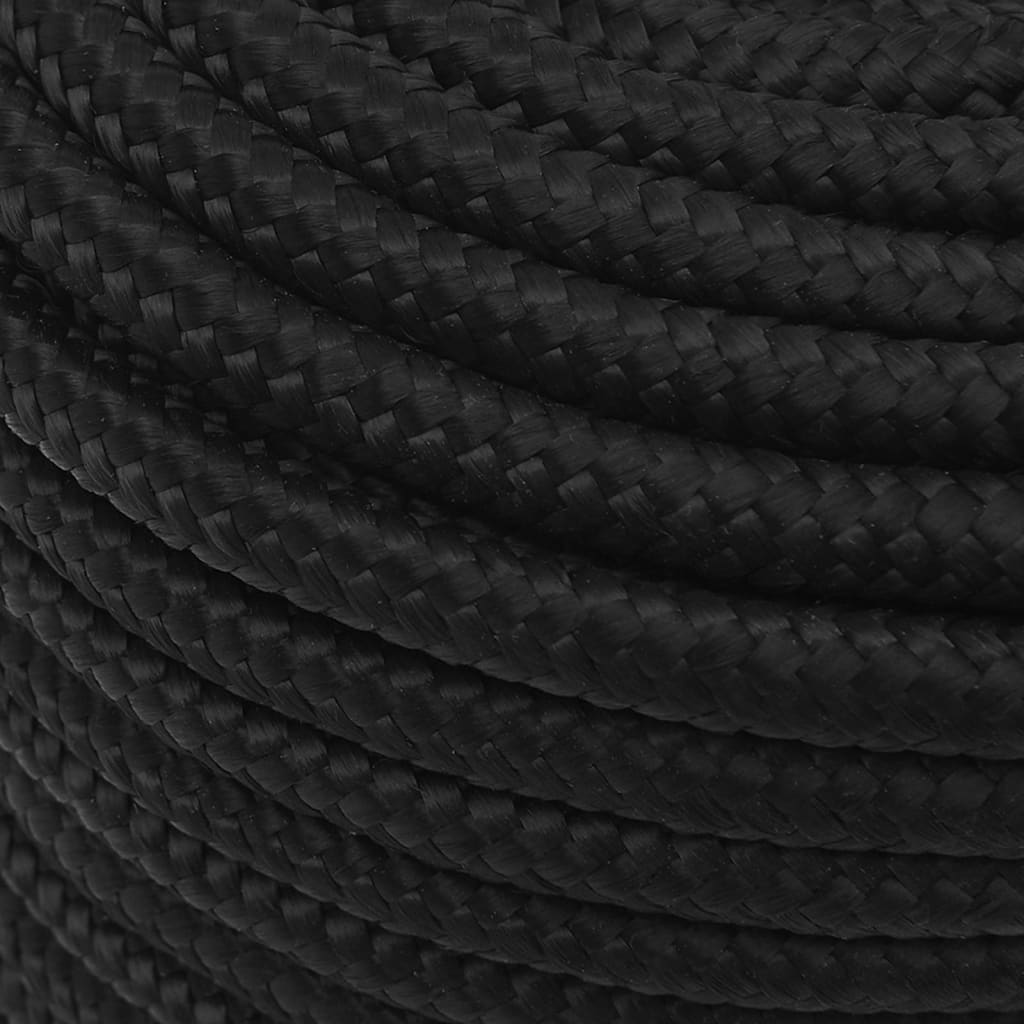 Brodski konop tamnocrni 14 mm 100 m od polipropilena