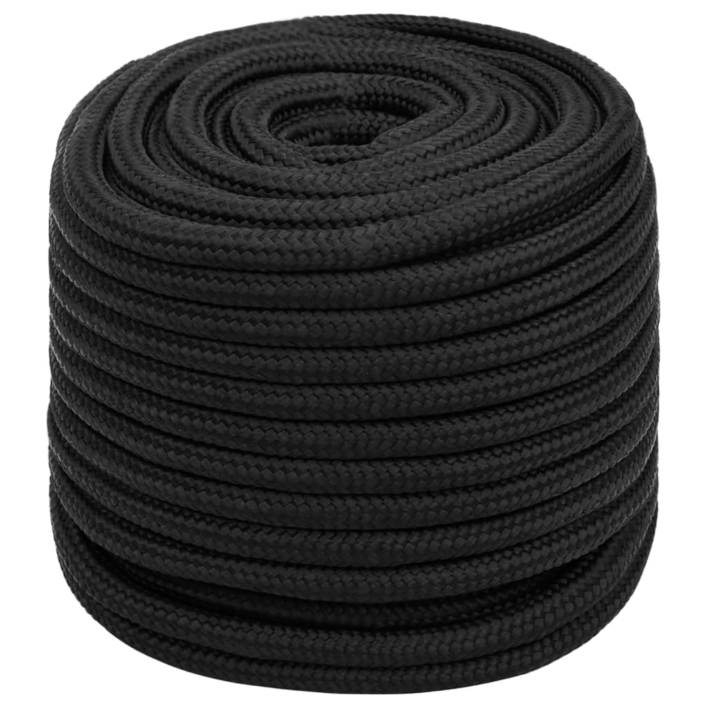 Brodski konop tamnocrni 16 mm 25 m od polipropilena