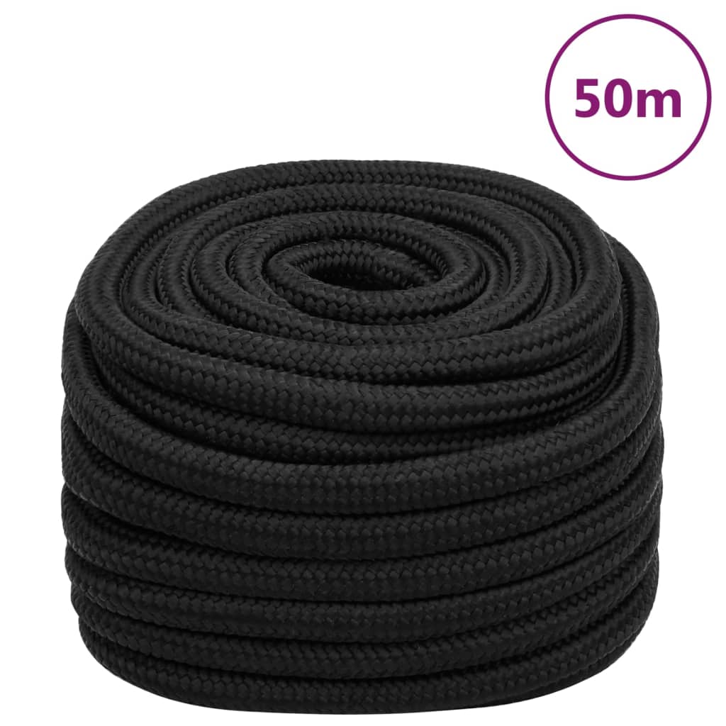 Brodski konop tamnocrni 20 mm 50 m od polipropilena