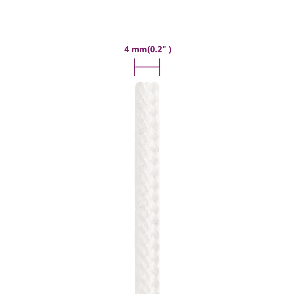 Brodski konop svjetlobijeli 4 mm 25 m od polipropilena