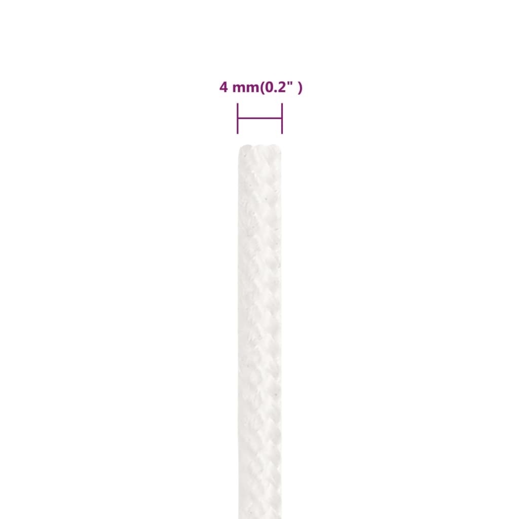 Brodski konop svjetlobijeli 4 mm 250 m od polipropilena
