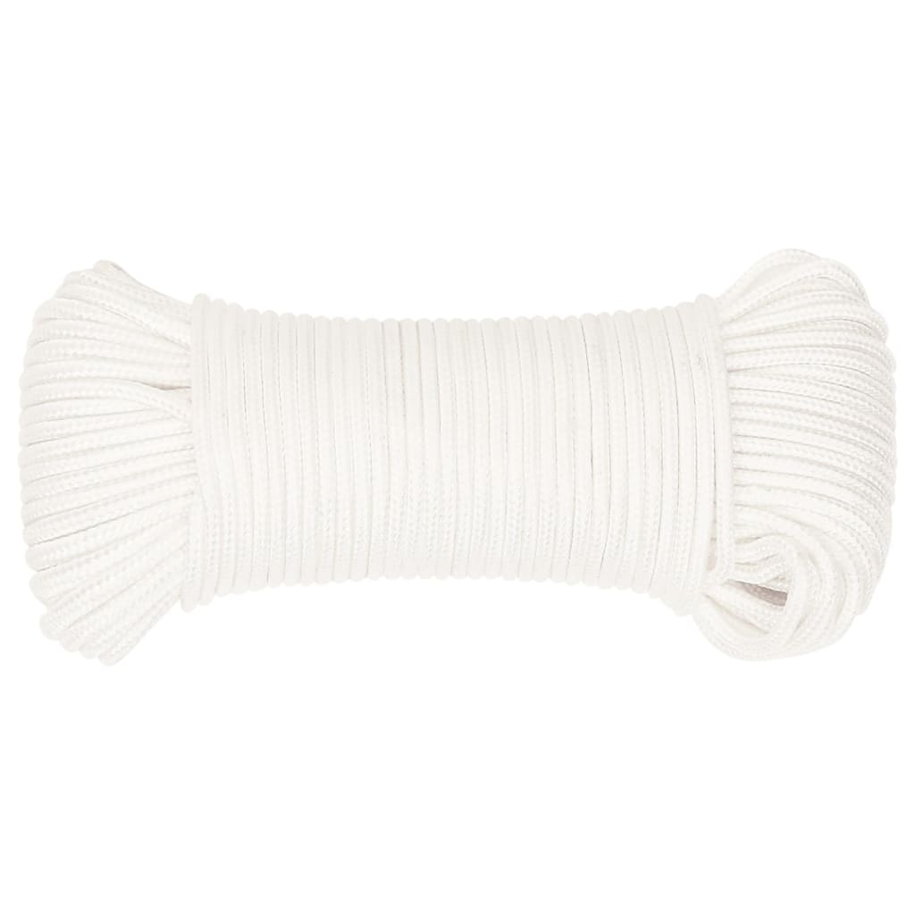 Brodski konop svjetlobijeli 4 mm 500 m od polipropilena