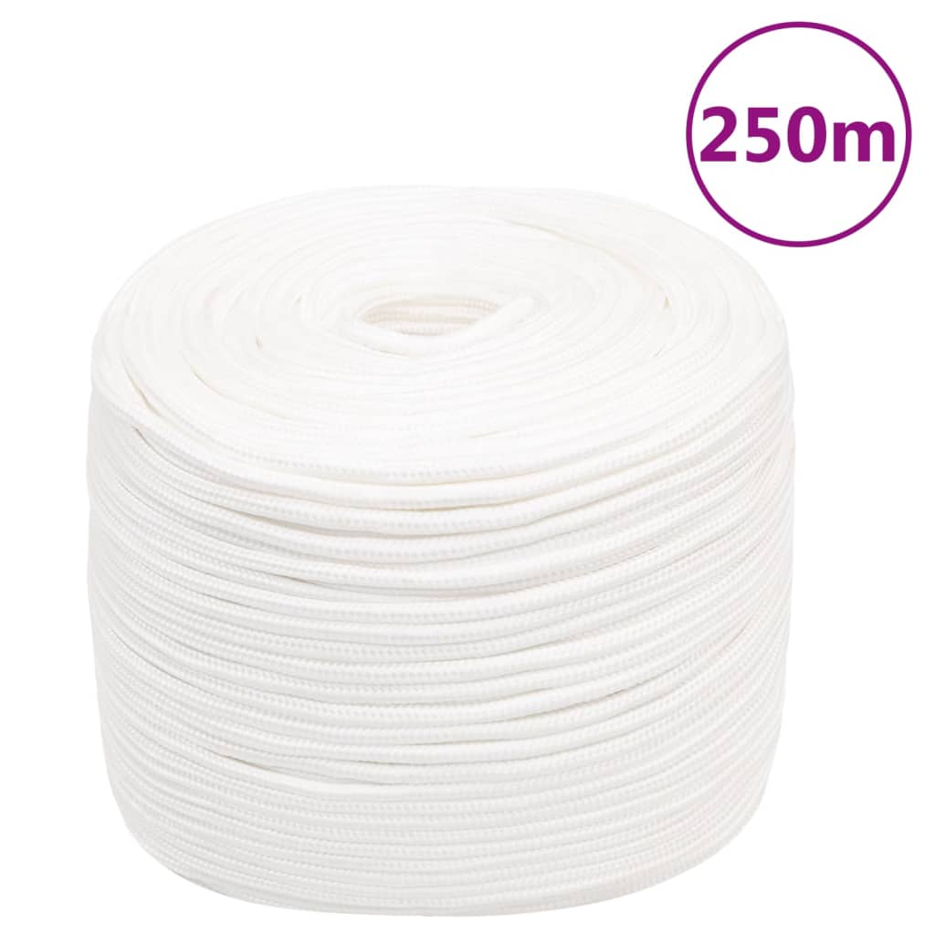 Brodski konop svjetlobijeli 10 mm 250 m od polipropilena