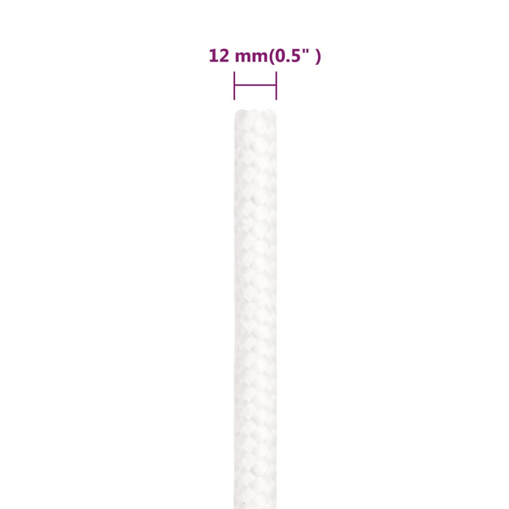 Brodski konop svjetlobijeli 12 mm 100 m od polipropilena