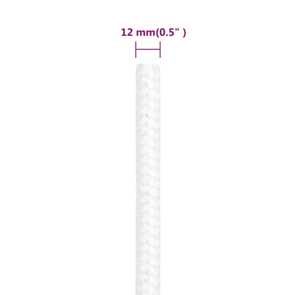 Brodski konop svjetlobijeli 12 mm 250 m od polipropilena