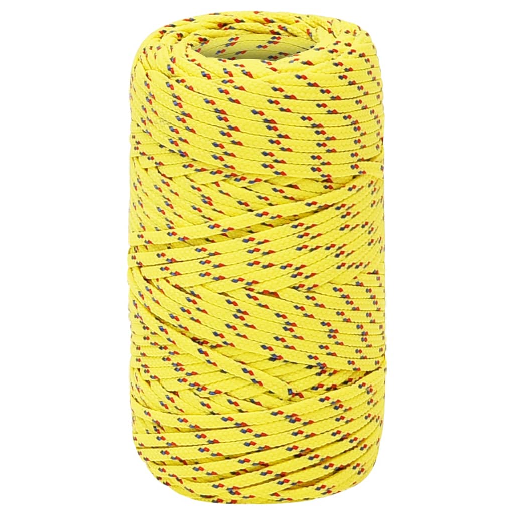 Brodski konop žuti 2 mm 250 m od polipropilena
