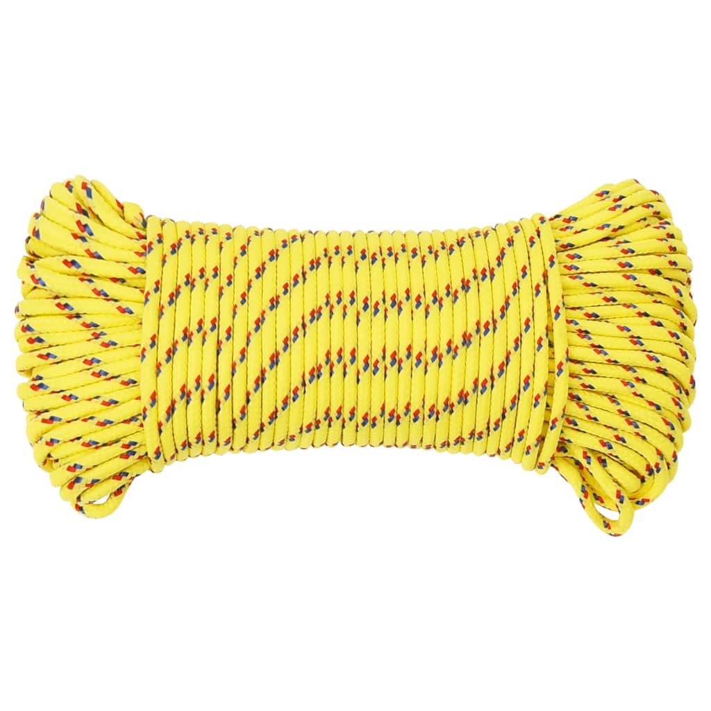 Brodski konop žuti 5 mm 250 m od polipropilena