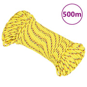 Brodski konop žuti 5 mm 500 m od polipropilena