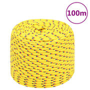 Brodski konop žuti 10 mm 100 m od polipropilena