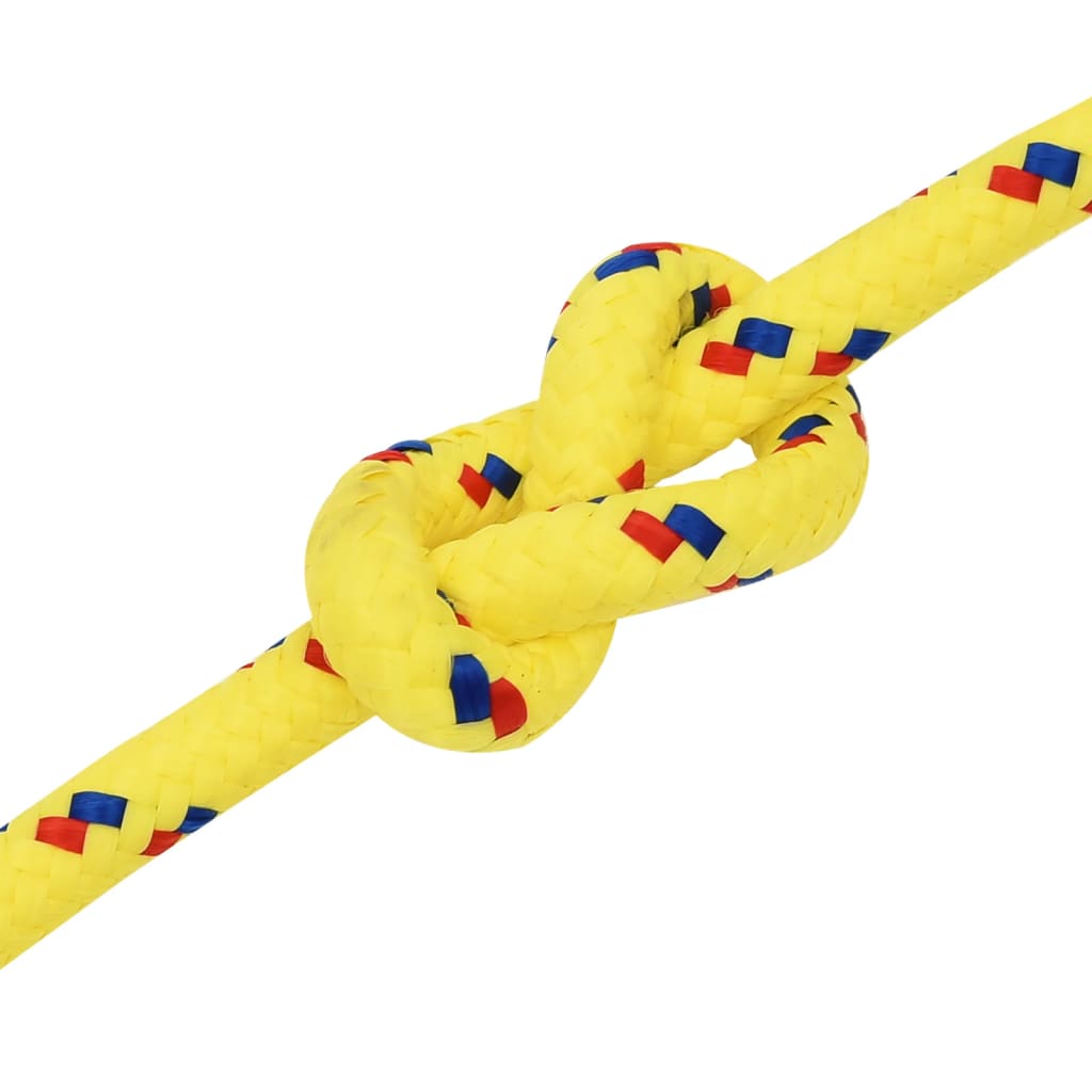 Brodski konop žuti 12 mm 25 m od polipropilena