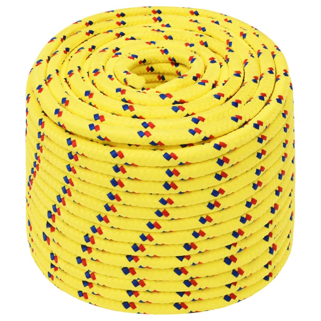 Brodski konop žuti 12 mm 50 m od polipropilena