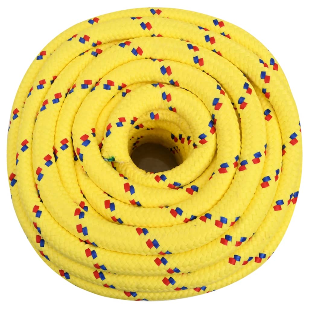 Brodski konop žuti 20 mm 25 m od polipropilena