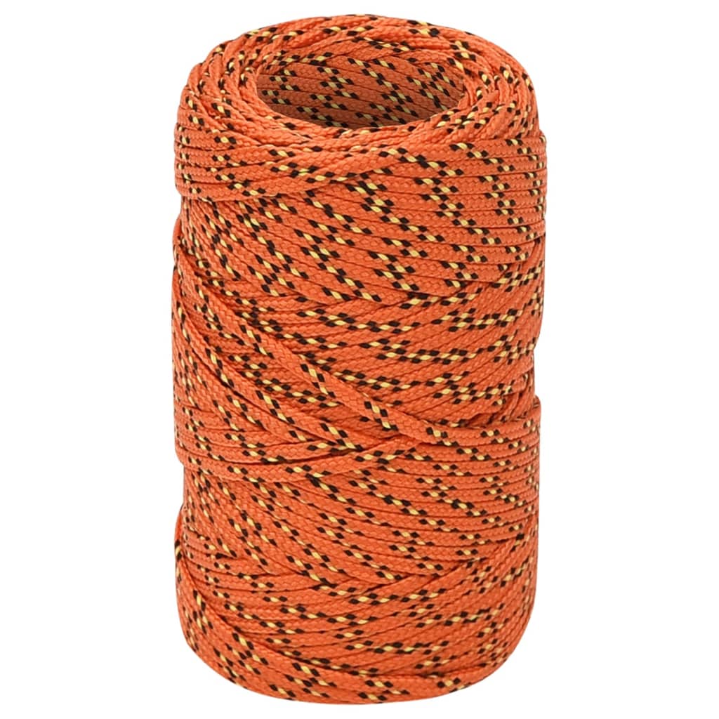 Brodski konop narančasti 2 mm 100 m od polipropilena