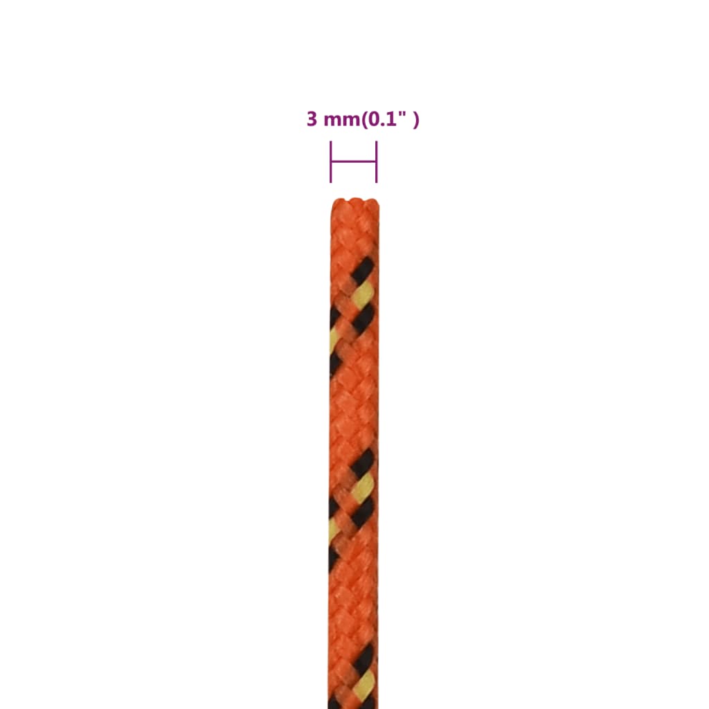 Brodski konop plavi 3 mm 500 m od polipropilena
