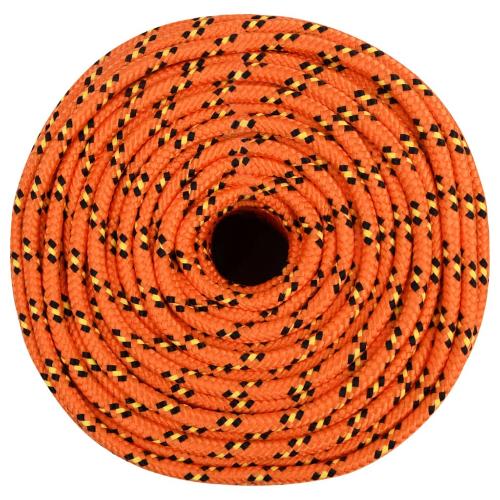 Brodski konop narančasti 6 mm 100 m od polipropilena