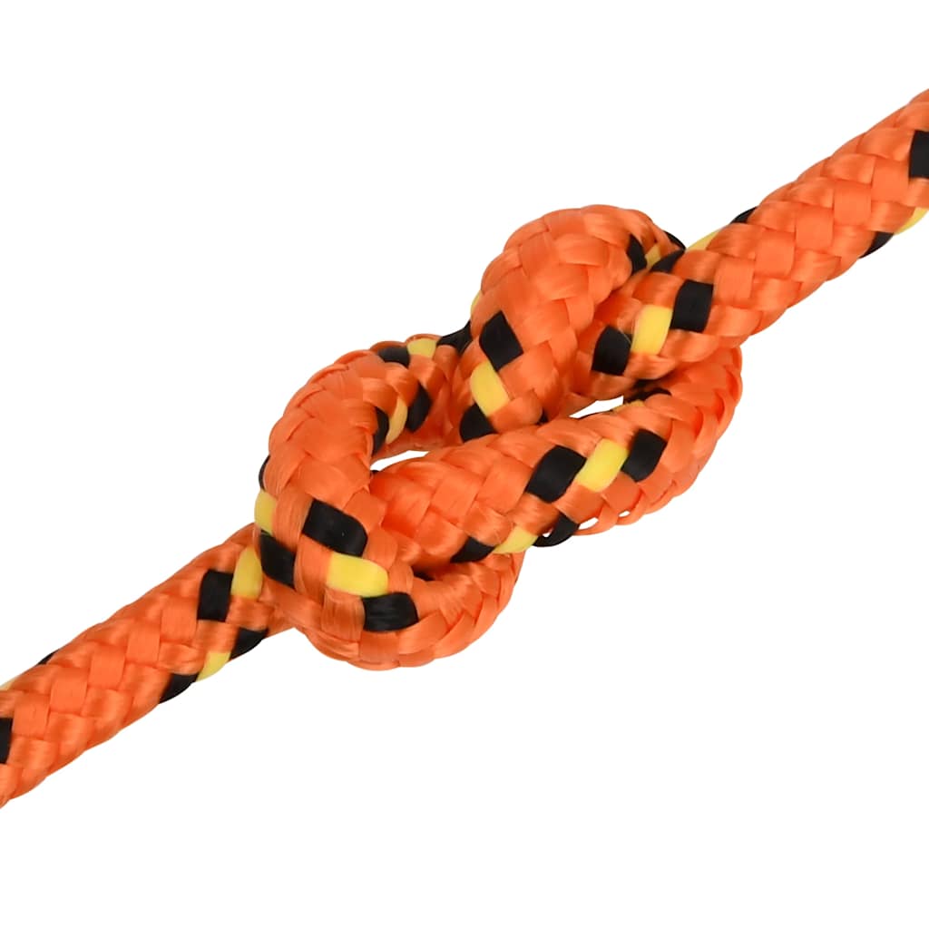 Brodski konop narančasti 10 mm 100 m od polipropilena