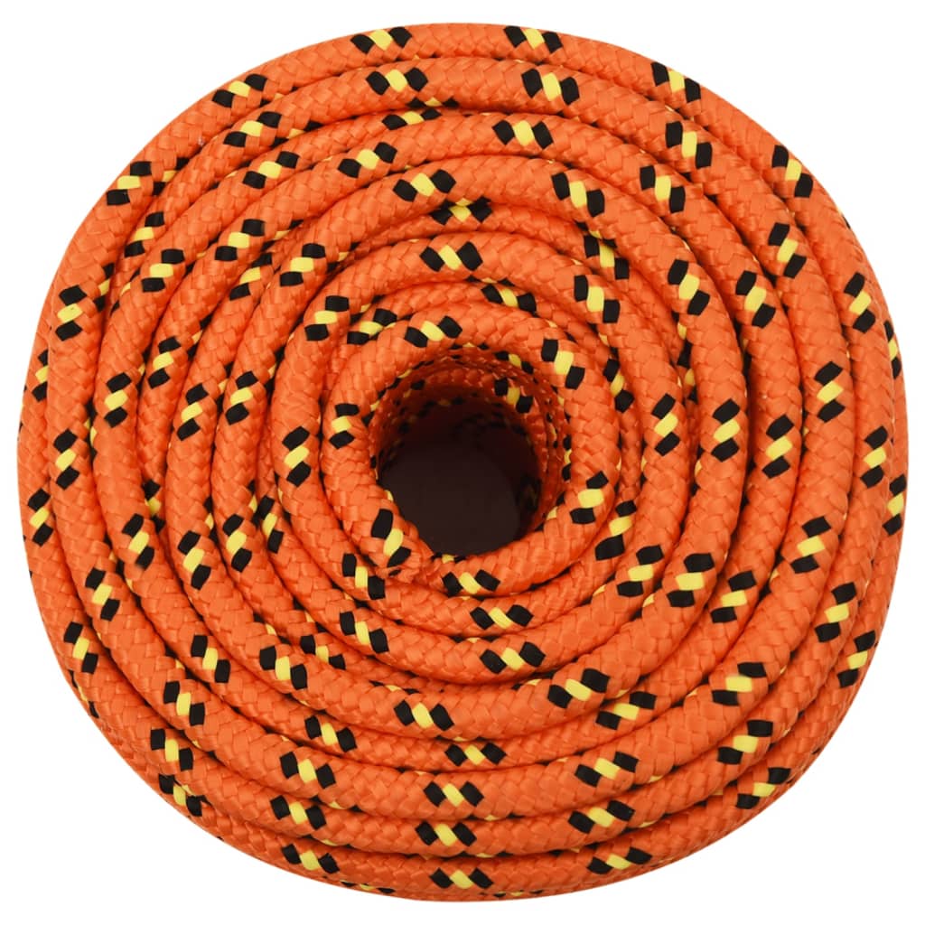 Brodski konop narančasti 12 mm 100 m od polipropilena