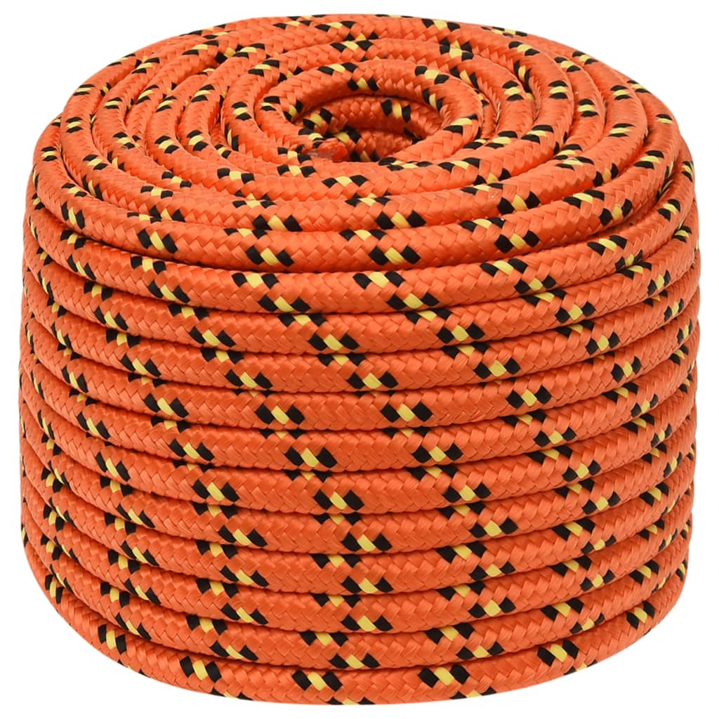 Brodski konop narančasti 14 mm 100 m od polipropilena