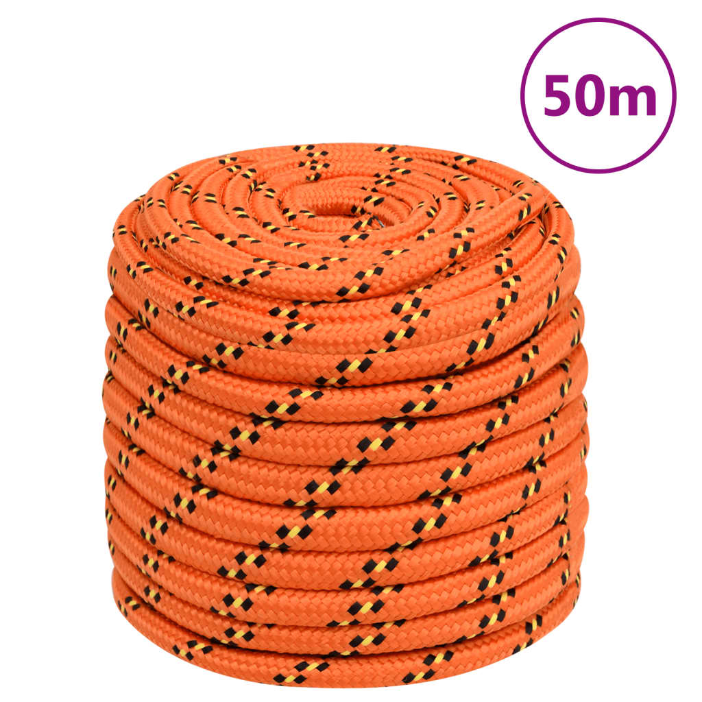 Brodski konop narančasti 18 mm 50 m od polipropilena