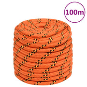 Brodski konop narančasti 18 mm 100 m od polipropilena