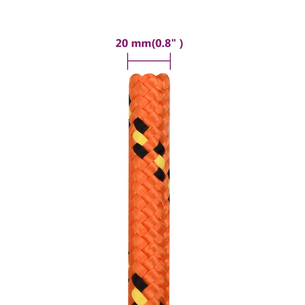 Brodski konop narančasti 20 mm 50 m od polipropilena