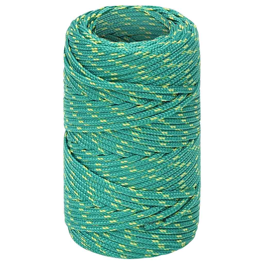 Brodski konop zeleni 2 mm 250 m od polipropilena