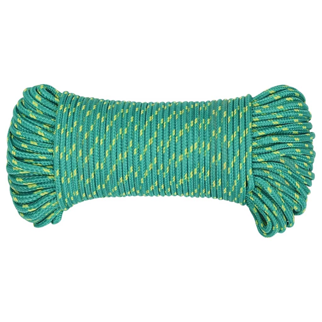 Brodski konop zeleni 4 mm 50 m od polipropilena