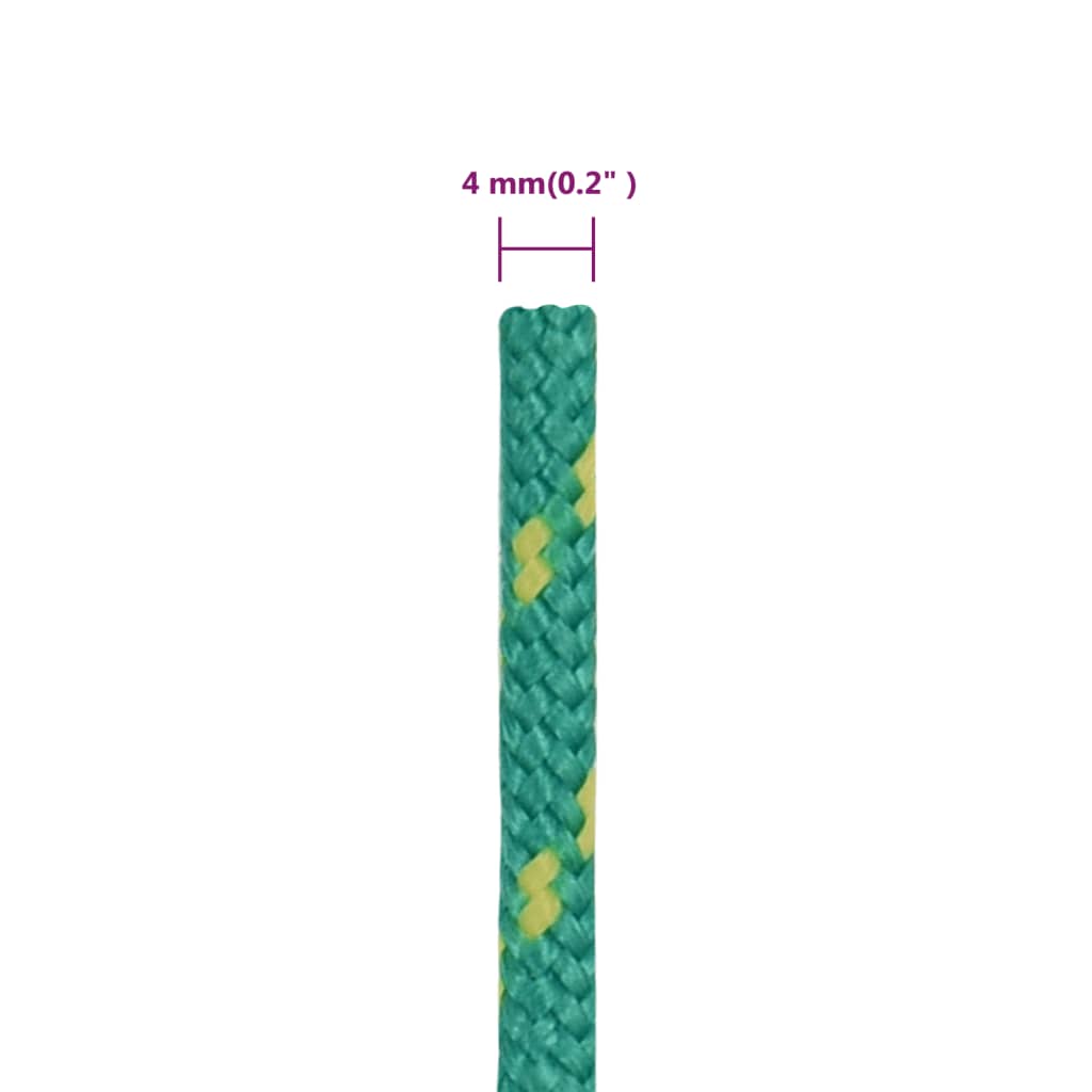 Brodski konop zeleni 4 mm 250 m od polipropilena