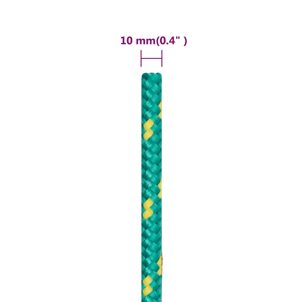 Brodski konop zeleni 10 mm 50 m od polipropilena