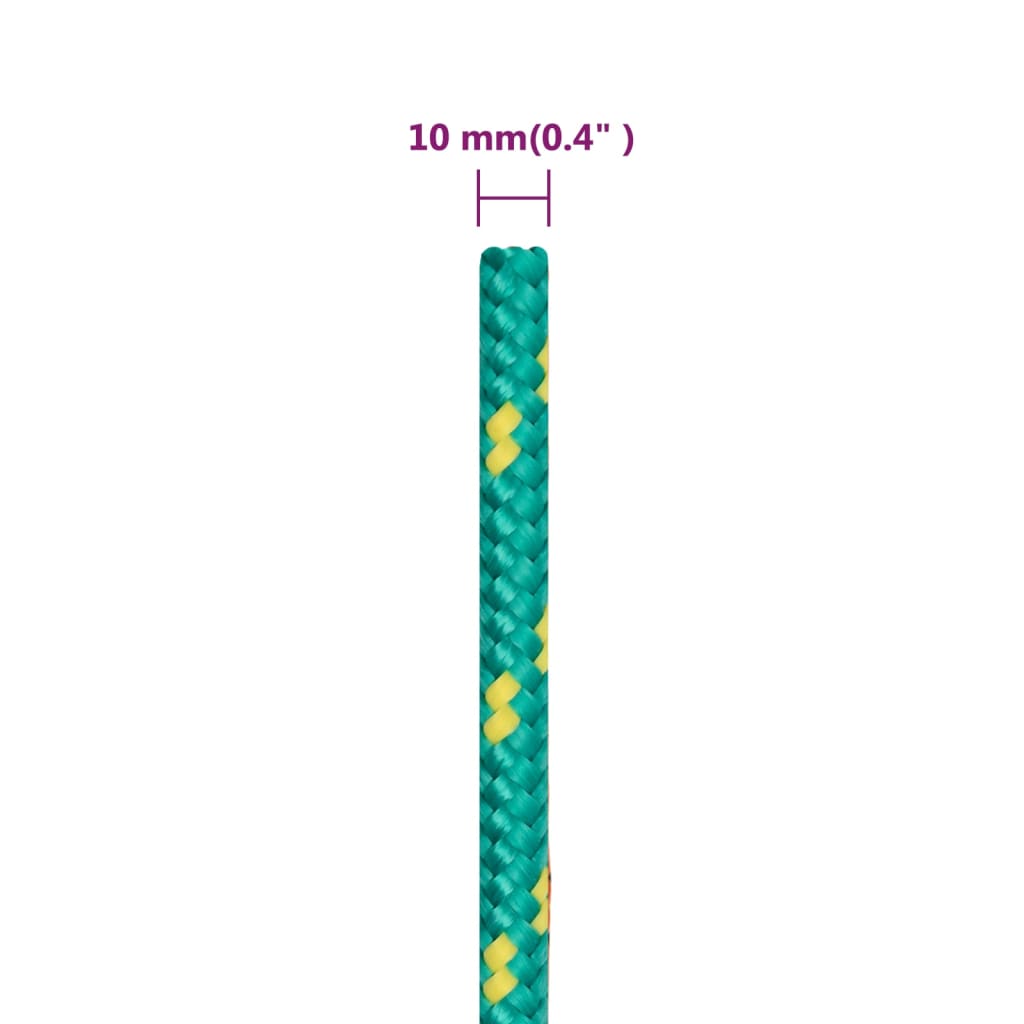 Brodski konop zeleni 10 mm 250 m od polipropilena