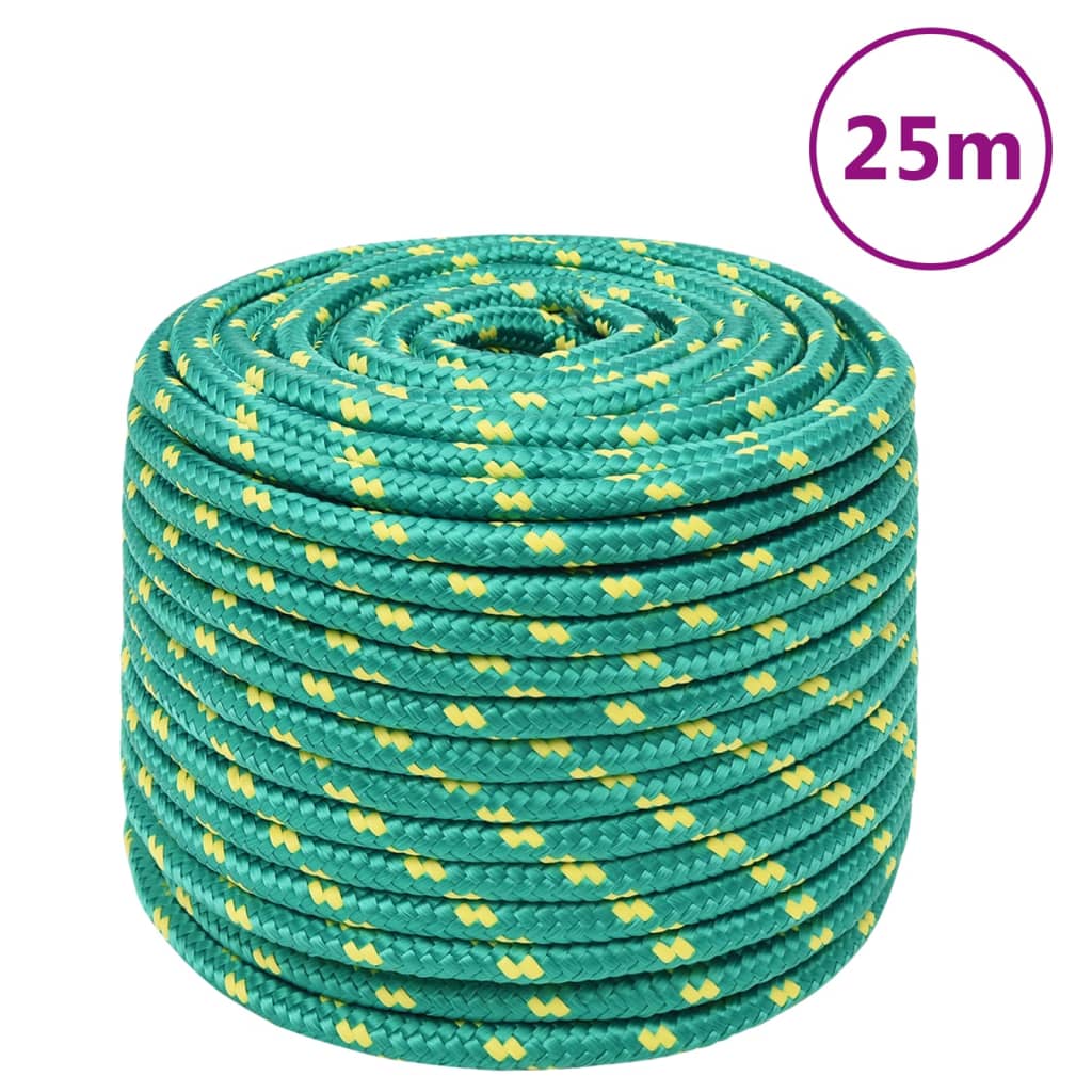 Brodski konop zeleni 12 mm 25 m od polipropilena