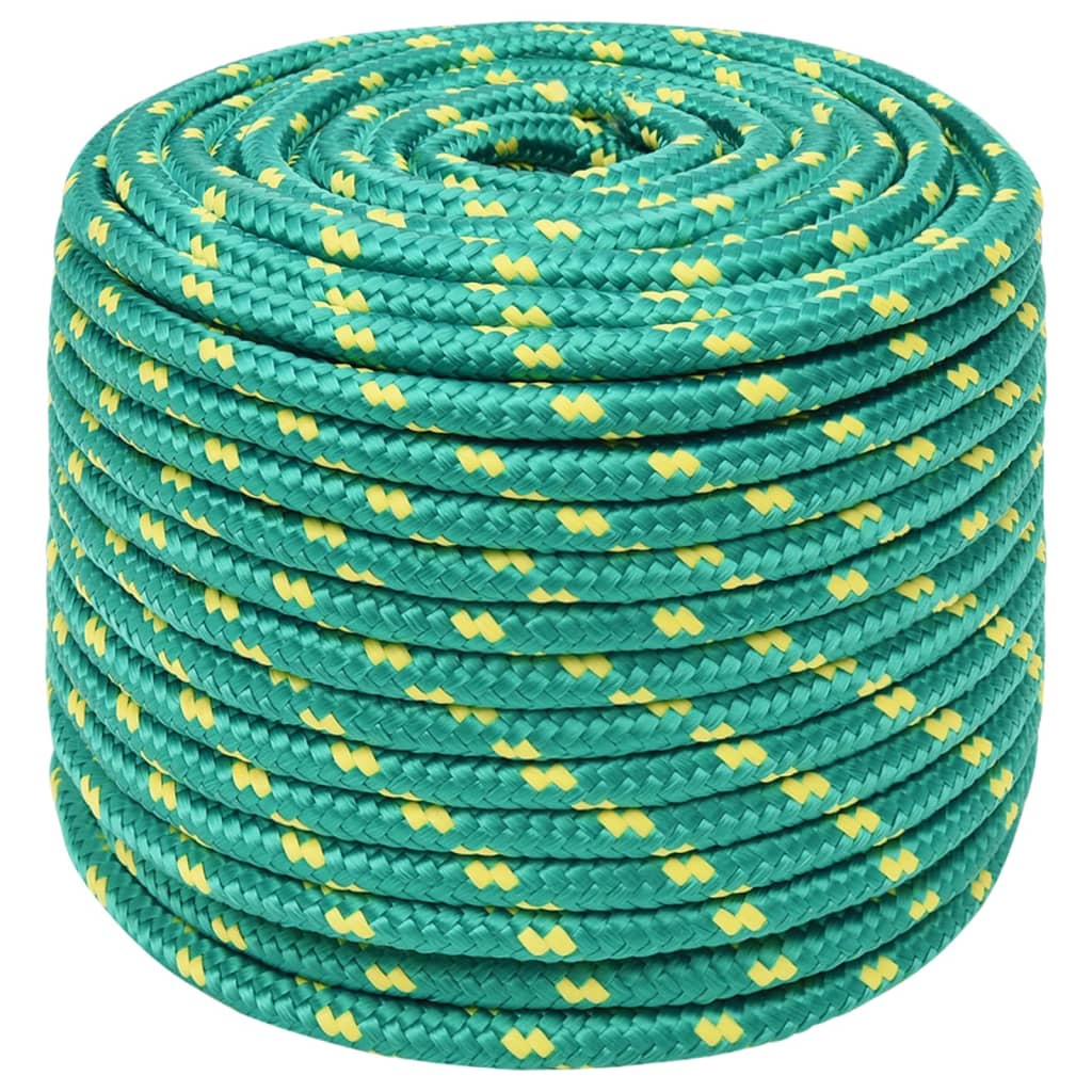 Brodski konop zeleni 12 mm 25 m od polipropilena