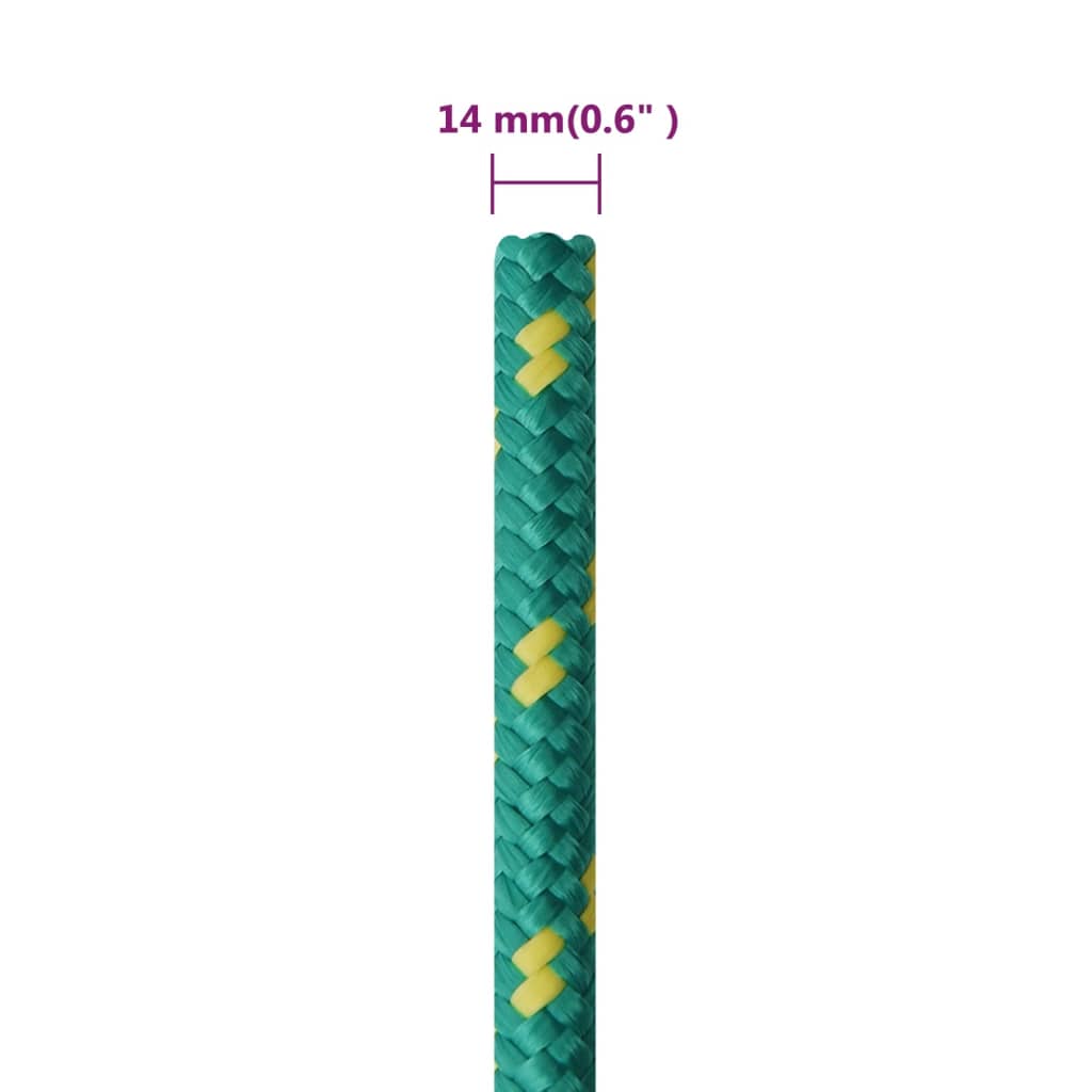 Brodski konop zeleni 4 mm 250 m od polipropilena