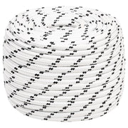 Pleteni brodski konop bijeli 14 mm x 100 m poliesterski