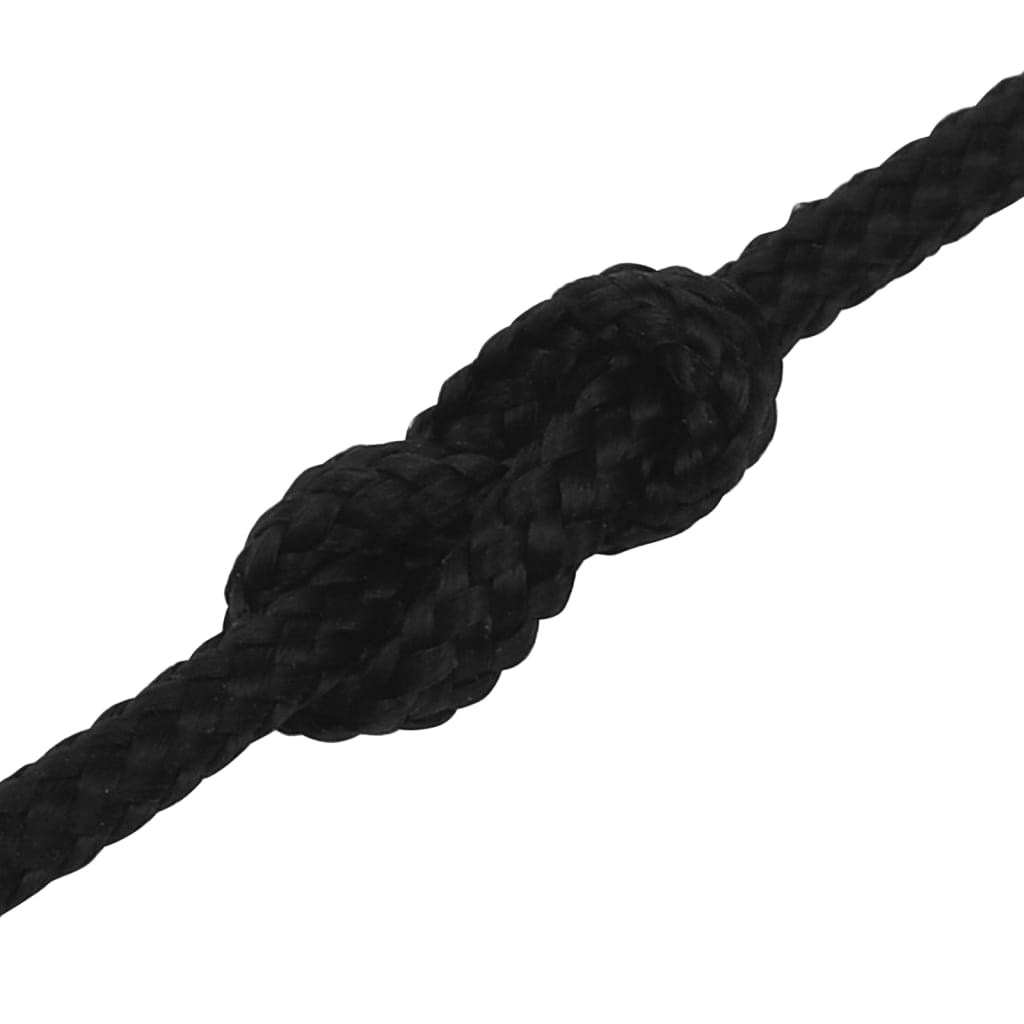 Radno uže crno 2 mm 100 m poliestersko