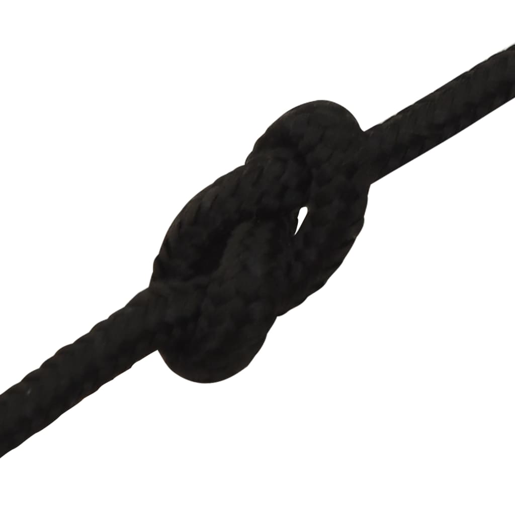 Radno uže crno 4 mm 250 m poliestersko