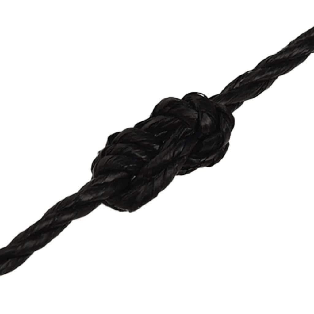 Radno uže crni 3 mm 25 m od polipropilena