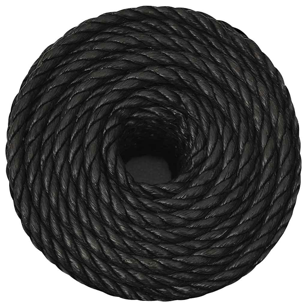 Radno uže crno 10 mm 50 m od polipropilena