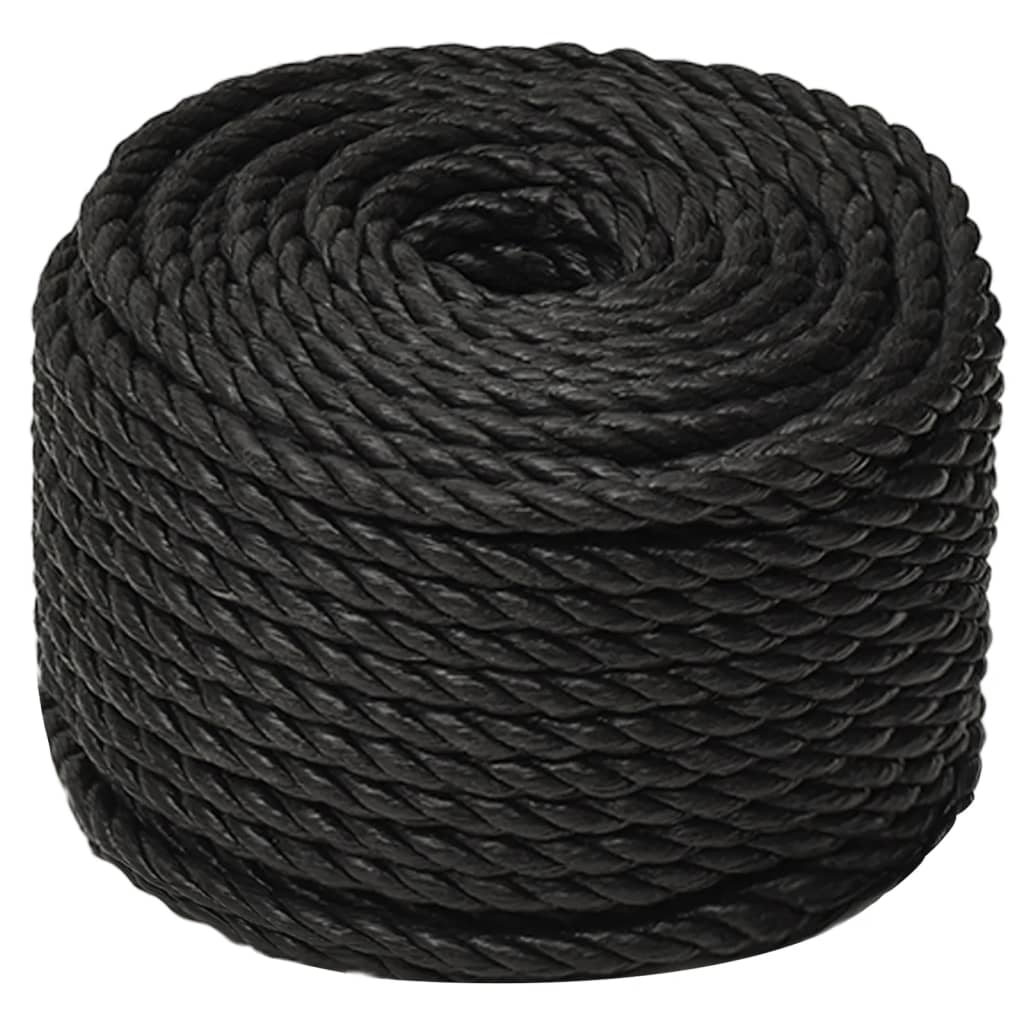 Radno uže crni 14 mm 25 m od polipropilena